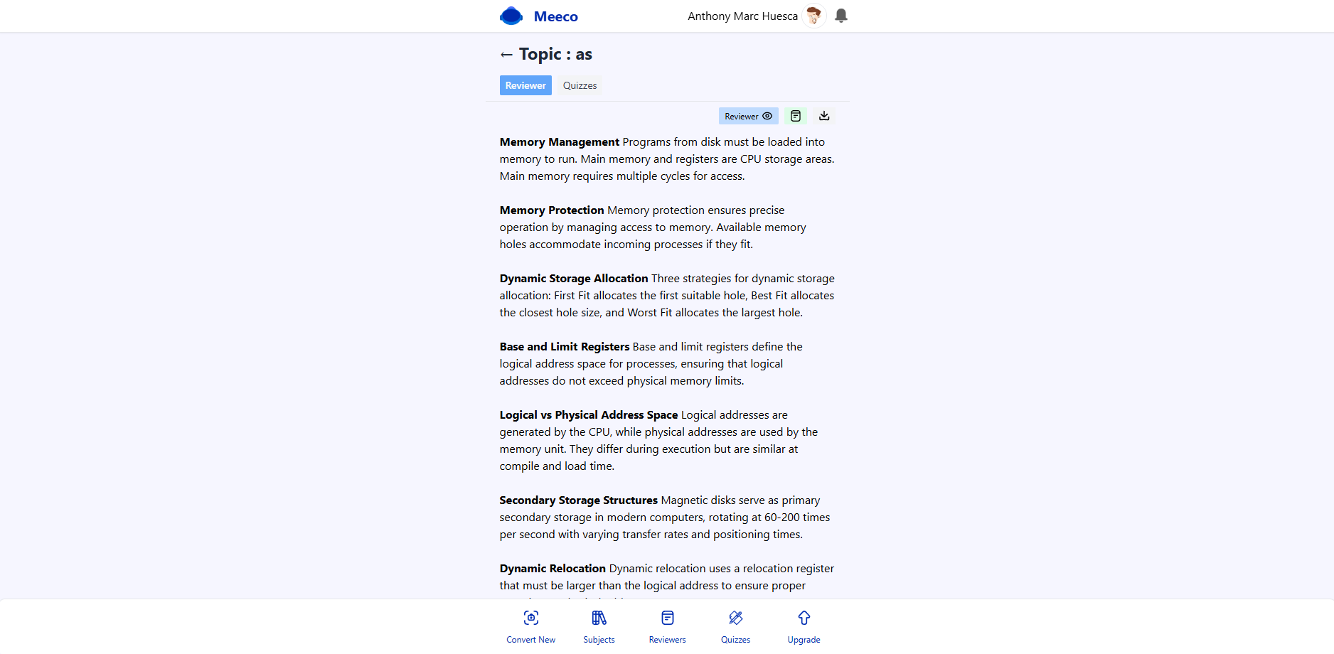 MEECO AI summarization